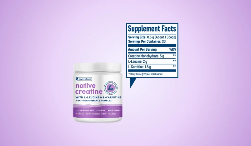 Native Path Creatine Ingredients