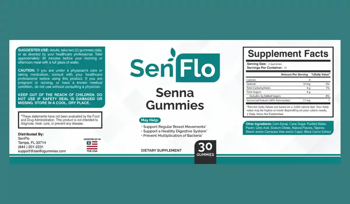 SenFlo Gummies Ingredients